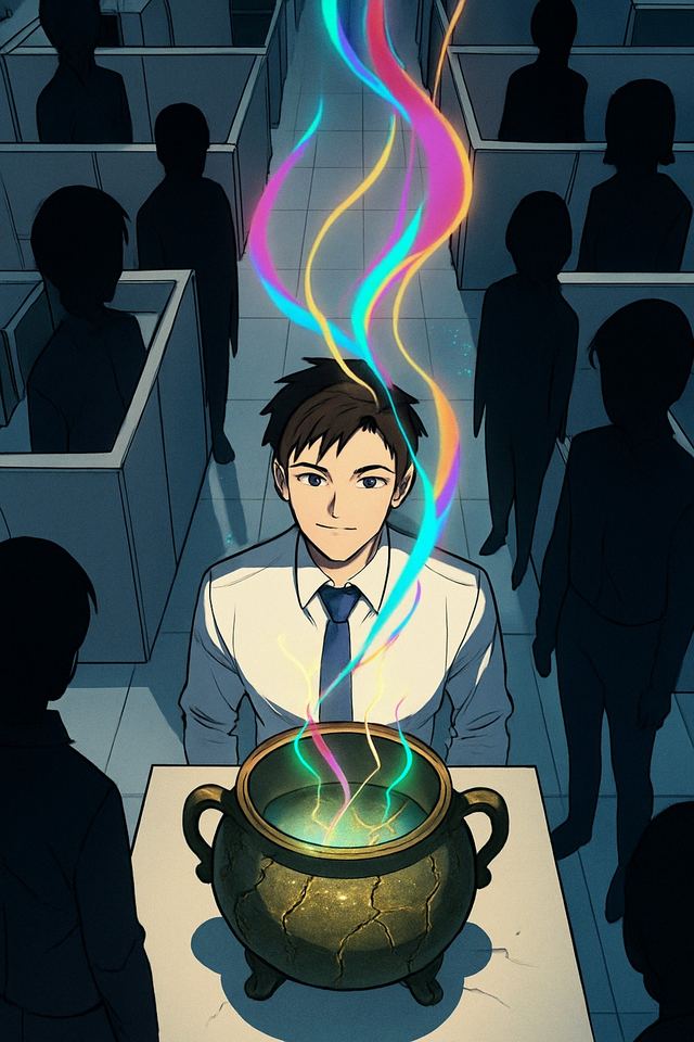유능한 말단, 신비한 솥을 얻다