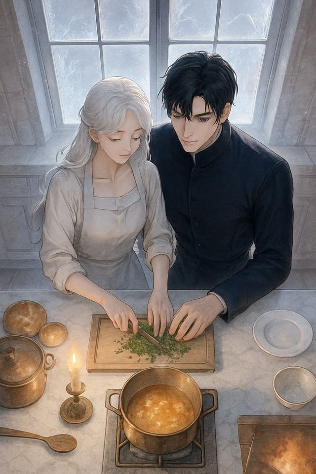 겨울 저택의 온기